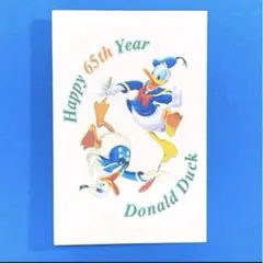 ドナルド・ダック　65周年記念シルバー　限定　新品未使用 Yahoo!オークション -「ドナルド 65周年」の落札相場・落札価格