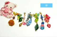 ⑮、オリジナル天然石チャームセット(,,> <,,)♡