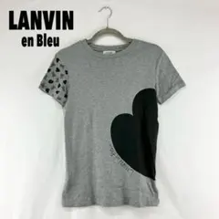 ☆W0646T☆ LANVIN en Bleu Tシャツ