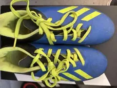 adidas トレーニングシューズ 青/黄旧版