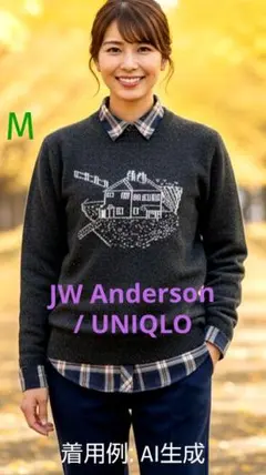 JW Anderson/UNIQLO ドット絵 セーター ウール100%