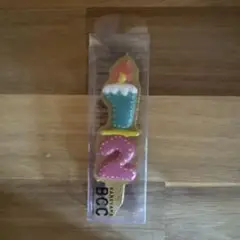 ハーフバースデー　ろうそく