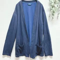 Navyマックハウス☆カーディガン☆M☆ネイビー☆ボタン無し☆シンプル☆羽織り