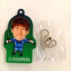 松本山雅 山ガチャ プレーヤーズくっつくアクリルキーホルダー 21番 西村遥己