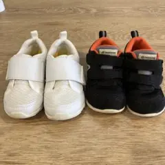 ムーンスター2足セット 上履き15.5cm/スニーカー 14.5cm