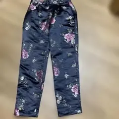 ZARA 花刺繍パンツ　中古　値下げ