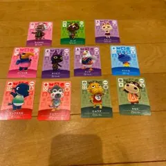 バラ売り可　どうぶつの森 amiiboカード アミーボカード11枚セット