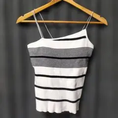 ストライプ タンクトップ キャミソール フリーサイズ LIP SERVICE