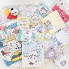 新品美品まとめ売り ちいかわ　モモンガ　カニちゃん　ペン＆歯ブラシスタンドなど