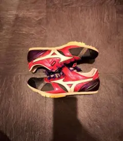 美品　ミズノ　MIZUNO フィールドジオ　27.5 走り幅跳び　赤　レア ミズノ フィールドジオ LJ SP mizuno スパイク 赤 レッド
