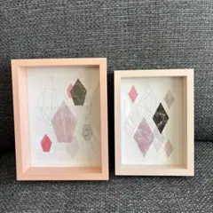 未使用★美品Francfranc グラデーションセットフォトフレーム 2点セット