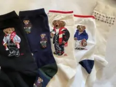 ポロラルフローレンのおしゃれなレディース用ソックス5足 新品22〜24cm