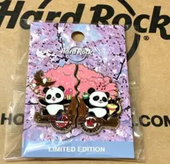 3点セット☆パンダピン♥ハードロックカフェ上野＆ワシントン・桜