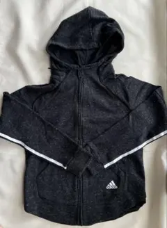 【未使用】adidas ジップパーカー　Mサイズ　黒系