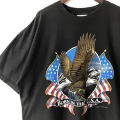 ビンテージ アメリカンイーグルTシャツ ブラック XL