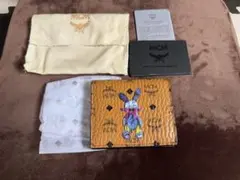 MCM ウサギデザイン 二つ折り財布