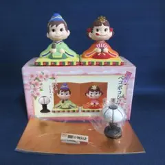 未使用 首振りペコポコ雛人形セットのサムネイル
