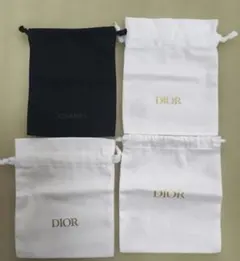 CHANEL DIOR 巾着袋 4点セットのサムネイル
