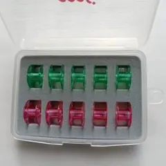 家庭用ミシン【ボビン10個ケース入り】