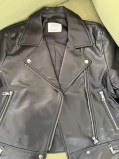 ZARA girlsブラック ライダースジャケット