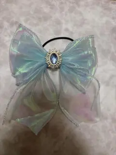 プリンセス風リボン ヘアゴム