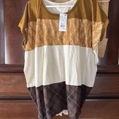 週末お値下げaxes femme 裾チェックゆったりPO Mサイズのサムネイル
