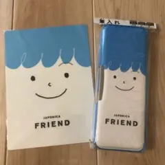新品未開封　JAPONICA FRIEND 筆箱&下敷き