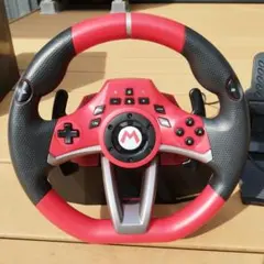 SwitchマリオカートレーシングホイールDXホリ製　ジャンク品
