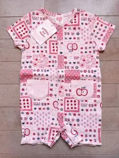 【新品未使用】KP ニットプランナー 夏用 半袖　ロンパース 80