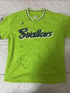 ヤクルトスワローズ 燕パワーユニフォームXLサイン入り(山田哲人) 背番号なし ヤクルトスワローズ 燕パワーユニフォームXLサイン入り(山田哲人) 背