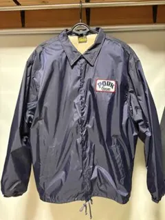 PORKCHOP ナイロンボアコーチジャケットXL ネイビー