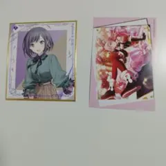 プロセカ　桃井愛莉　東雲絵名　特典　色紙