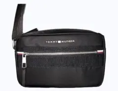 TOMMY HILFIGER ショルダーバッグ ブラック 黒 斜めがけ