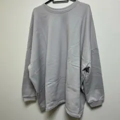 新品未使用　グレー オーバーサイズ スウェット　フリーサイズ