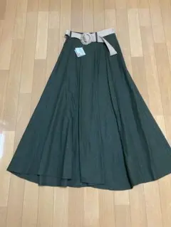 ZARA フレアスカート ベルト付き