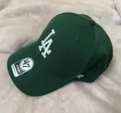LA キャップ 深緑