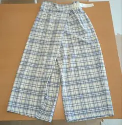 【新品同様】GU☆ラップワイドパンツのサムネイル