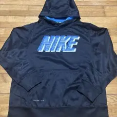 NIKE THERMA-FIT パーカー M 黒　子供用