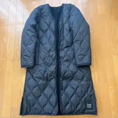 美品】TAION NOLLEY'S別注 ダイヤキルトスタンドミドルダウン 黒