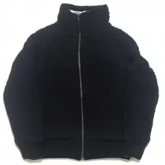 オンザカウチ　ボアジャケット　リバーシブル　花柄　黒　ブルゾン　アウター　着回し