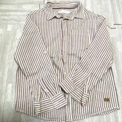 ZARA 赤白ストライプ 長袖シャツ 7サイズ