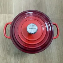 LE CREUSET ル・クルーゼ ホーロー鍋 30cm チェリーレッド - メルカリ