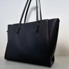 ユナイテッドアローズ】ワイドベーシック トートバッグ 極美品 黒 A4