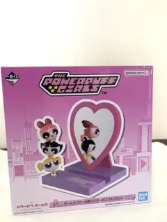 パワーパフガールズ 一番くじ A賞 ミラー付スマホスタンド