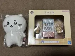 ちいかわ ぬいぐるみS ホワイト と　一番くじ C賞 フィギュア　セットのサムネイル