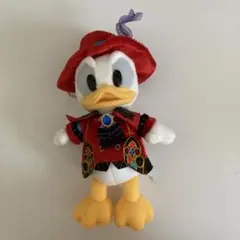 ドナルドダック ぬいぐるみバッジ ディズニーハロウィン2024