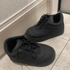 美品 ルバーブビッグヘッドレースアップスニーカー 厚底 ブラック 27.5cm