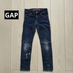 GapKids 1969 デニムパンツ ペイント加工 ダメージのサムネイル