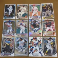 Topps Bowman Chrome MLBカード 12枚セット