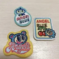 エンジェルブルー 刺繍ステッカー